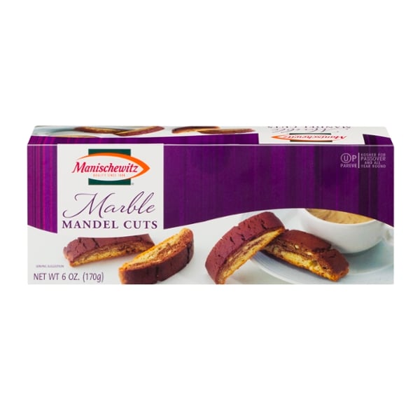 Save on Manischewitz Mandel Cuts Marble Kosher for Passover Order