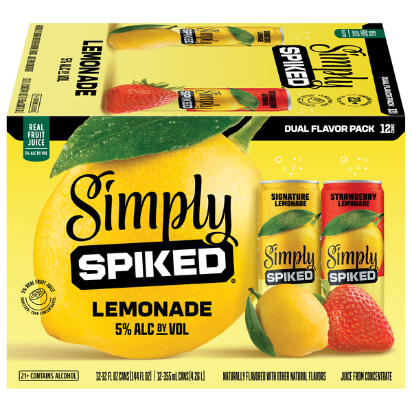 Simply Spiked Lemonade Beer Variety Pack - 12 pk