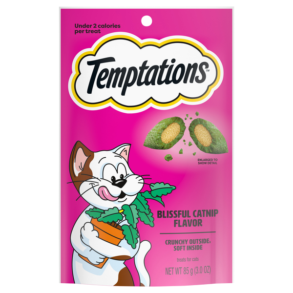 Temptations Blissful Catnip Flavor Crunchy & Soft Cat Treats