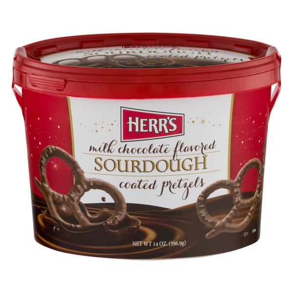 Save on Herr's Milk Chocolate Flavored Sourdough Coated Pretzels Order