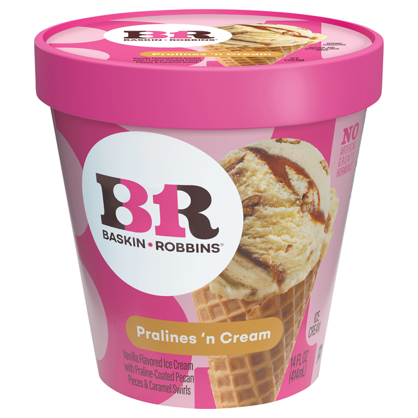 Baskin Robbins Pralines 'n Cream Ice Cream