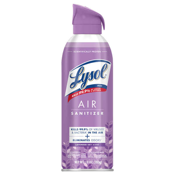 Lysol Lavender Sky Scented Air Sanitizer Spray