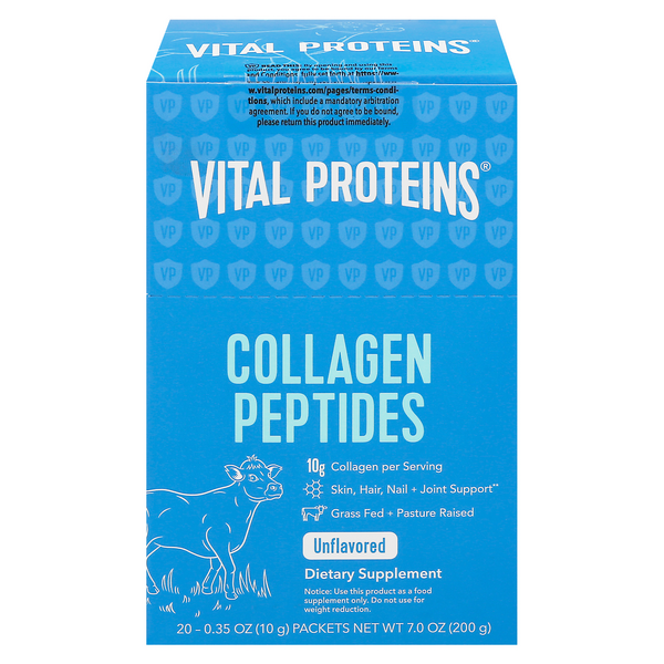 Vital Proteins Collagen Peptides Unflavored - 20 ct