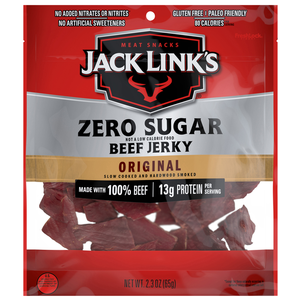 Jack Link's Zero Sugar Original 13g Protein Beef Jerky