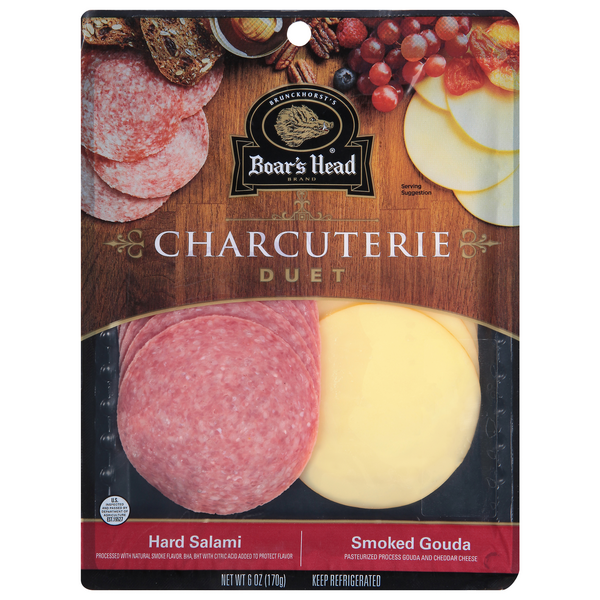 Save on Boar's Head Charcuterie Duet Hard Salami & Smoked Gouda Order