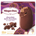 Haagen-Dazs Chocolate Dark Chocolate Ice Cream Bars - 3 ct