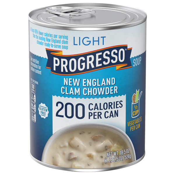 Progresso Light Gluten Free New England Clam Chowder Soup