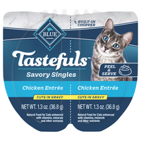 BLUE Tastefuls Savory Singles Cuts in Gravy Chicken Wet Cat Food - 2 ct