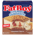 FatBoy Cinnamon Churro Ice Cream Sandwiches - 4 ct
