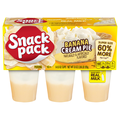 Snack Pack Banana Cream Pie Super Size Pudding Cups - 6 ct