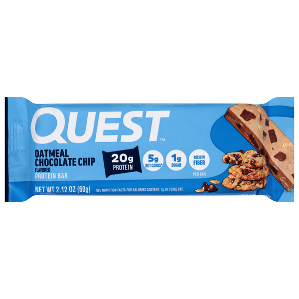 Quest Keto Friendly Oatmeal Chocolate Chip 20g Protein Bar