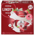 Lindy's Swirled Strawberries & Cream Italian Ice - 4 ct