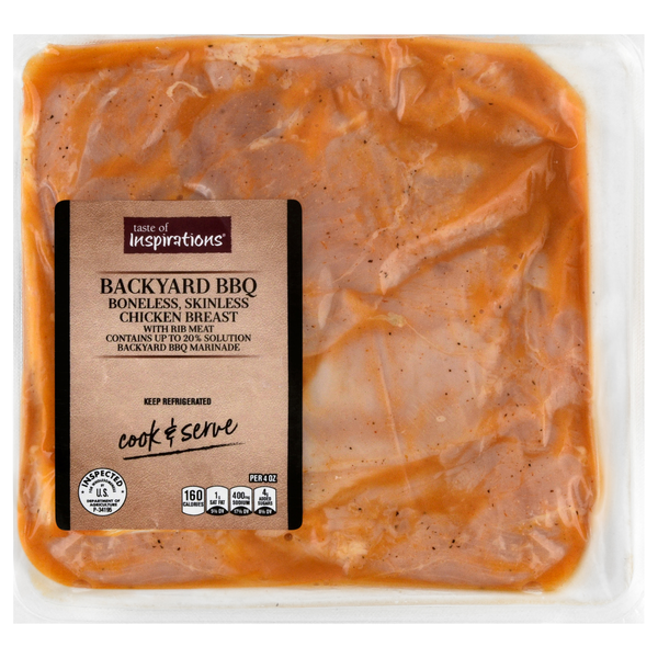 Taste of Inspirations Backyard BBQ Boneless Skinless Chicken Breast
