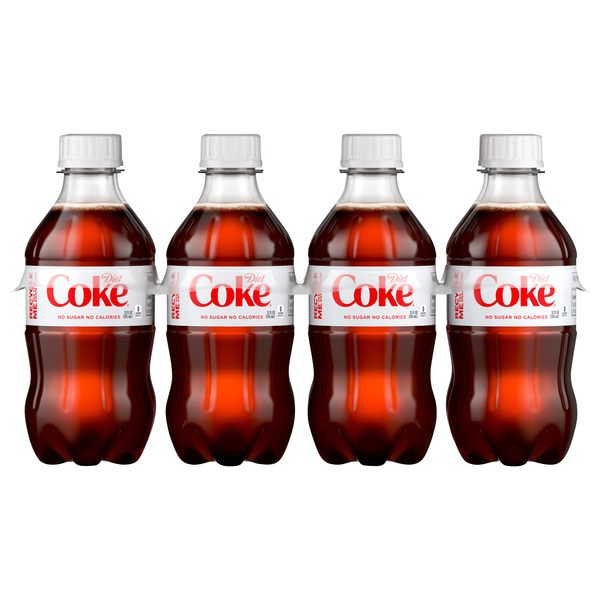 Diet Coke Cola Soda - 8 pk
