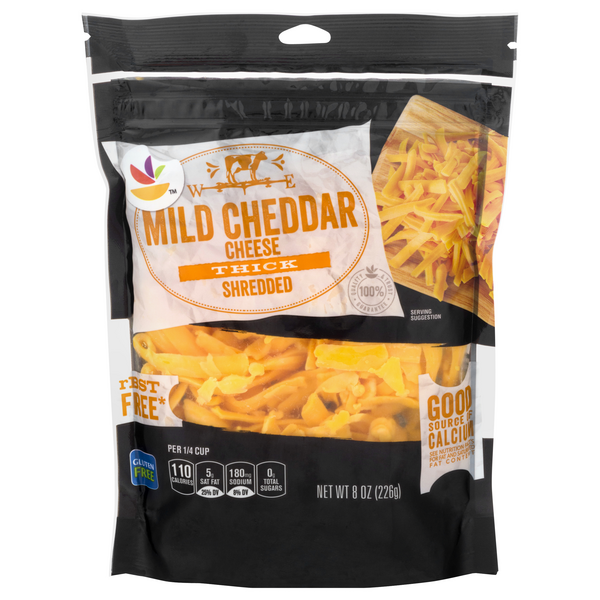 Save on Giant Cheddar Cheese Mild Thick Shredded Gluten Free Order