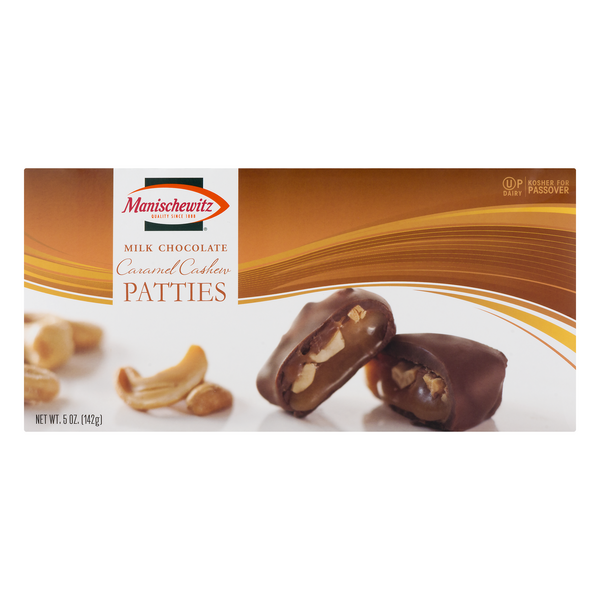 Manischewitz Milk Chocolate Caramel Cashew Patties Kosher For Passover