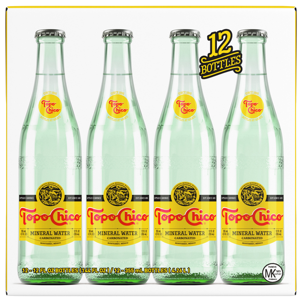 Topo Chico Sparkling Mineral Water - 12 pk