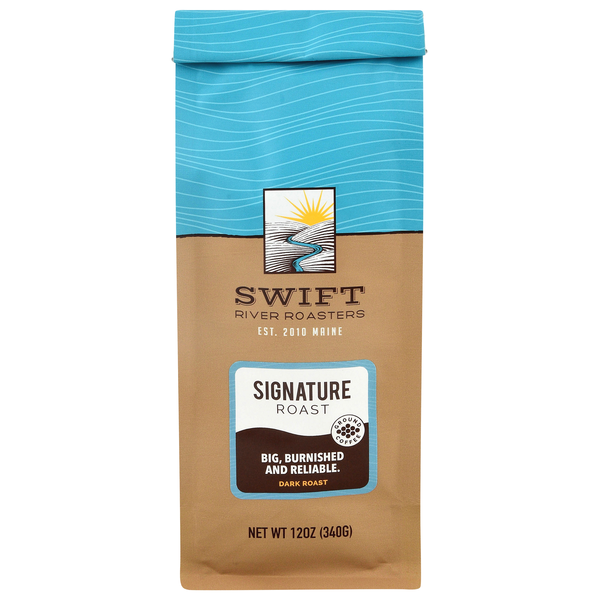 Swift River Roasters Signature Roast Dark Roast Ground Coffee