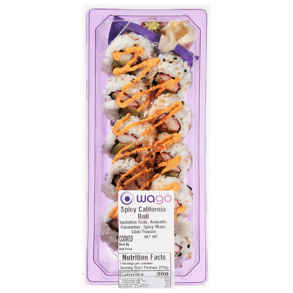 WAGO Spicy California Sushi Roll