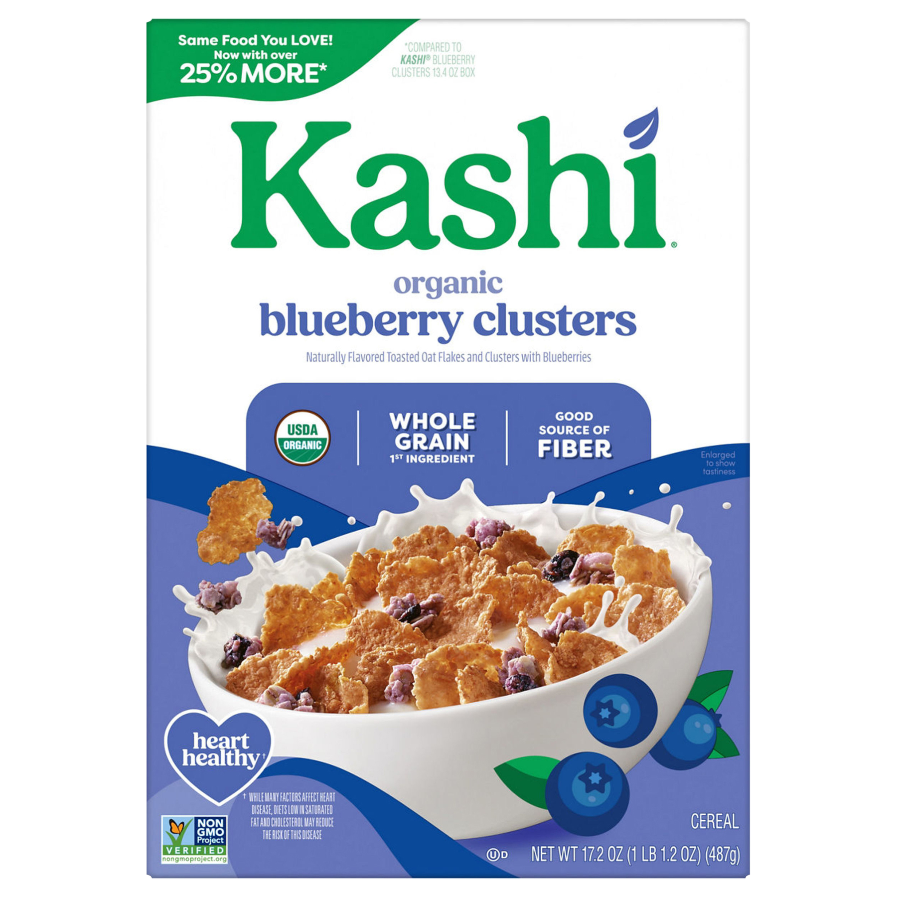 Kashi Kashi Organic Blueberry Clusters Whole Grain Cereal