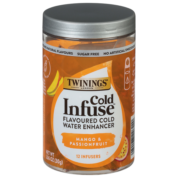 Save on Twinings Cold Infuse Flavored Water Enhancer Mango/Passionfruit Sugar Free Order Online