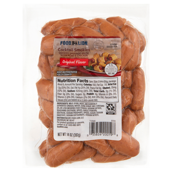 Save on Food Lion Cocktail Smokies Original Flavor Order Online