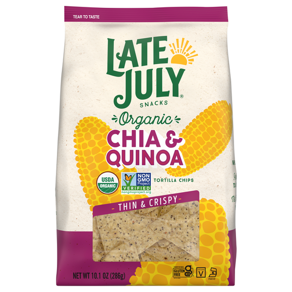 Late July Organic Gluten Free Chia & Quinoa Tortilla Chips