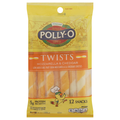 Polly-O Twists Mozzarella & Cheddar String Cheese - 12 ct