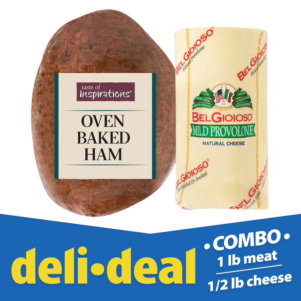 Deli Deal Oven Baked Ham & Provolone Cheese