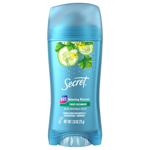 Save on Secret Antiperspirant Deodorant Crisp Cucumber Invisible Solid