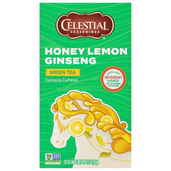 Save on Celestial Seasonings Honey Lemon Ginseng Green Tea Bags with