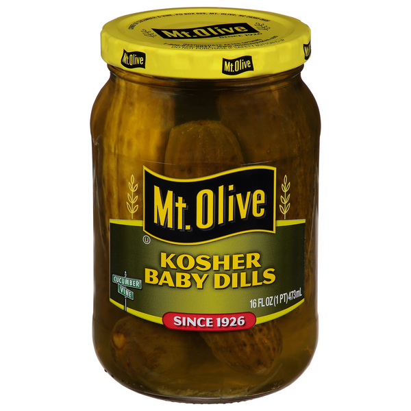 Mt. Olive Kosher Baby Dill Pickles