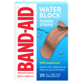 Band-Aid Bandages Tough Strips Waterproof 1 x 3 1/4 Inch