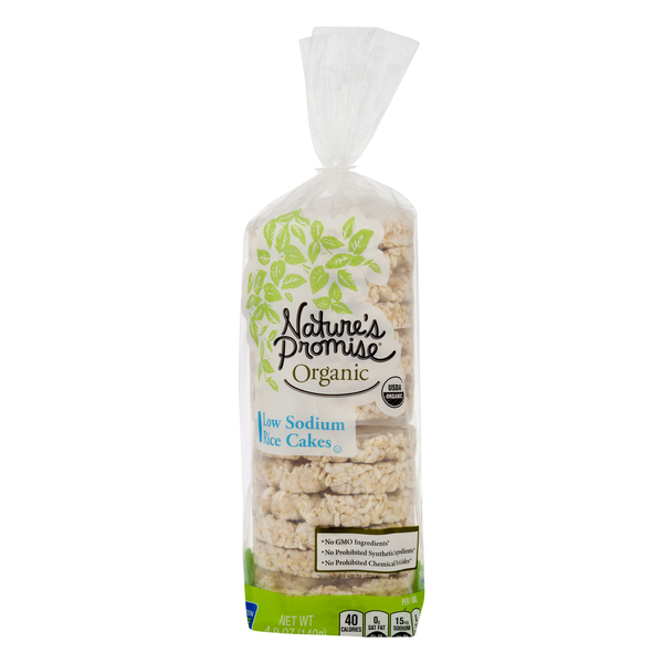 Nature's Promise Organic Low Sodium Rice Cakes