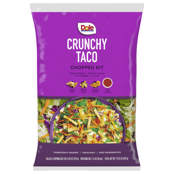 Dole Chopped Crunchy Taco Salad Kit