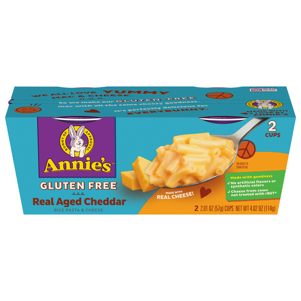 Save on Annie's Rice Pasta Cheddar Single Serve Gluten Free