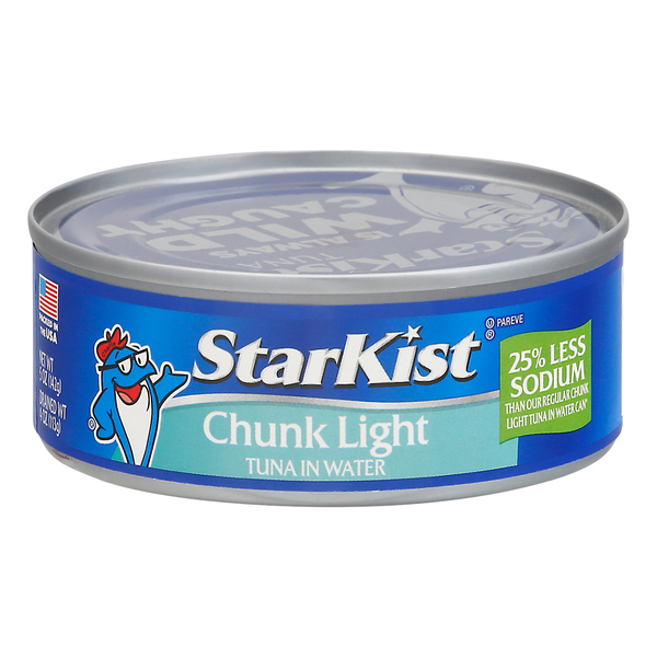 StarKist Less Sodium Wild Caught Chunk Light Tuna in Water