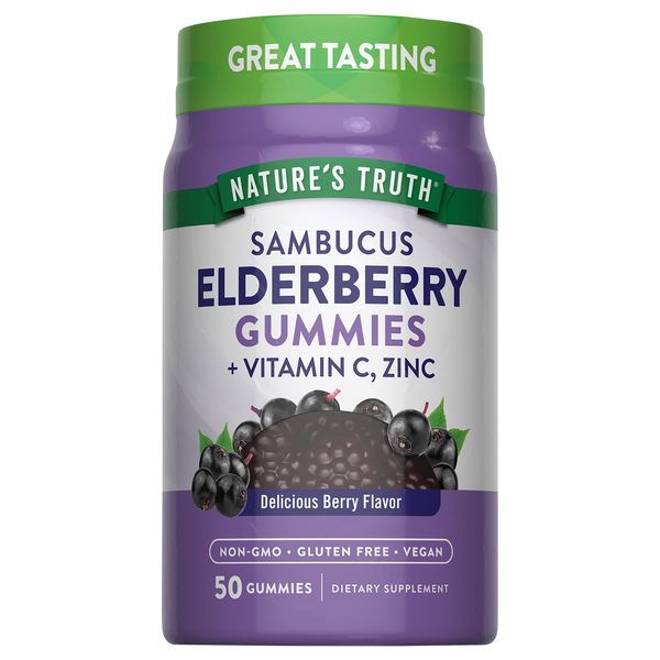 Save on Nature's Truth Black Elderberry + Vitamin C & Zinc Berry ...