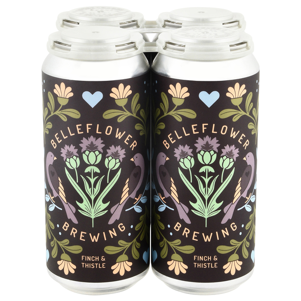 Belleflower Brewing Finch & Thistle India Pale Ale Beer - 4 pk