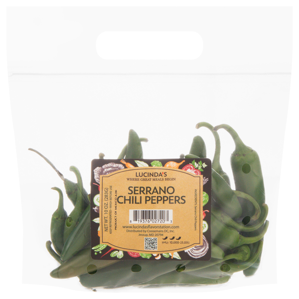 Lucinda's Serrano Chili Peppers