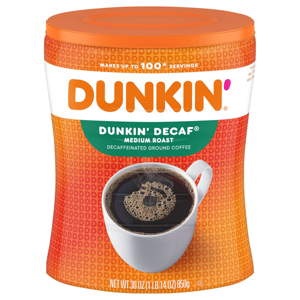 Dunkin' Decaf Medium Roast Ground Coffee