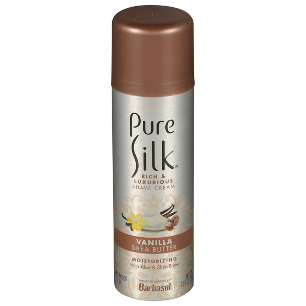 Pure Silk Women's Shave Cream Vanilla Shea Butter