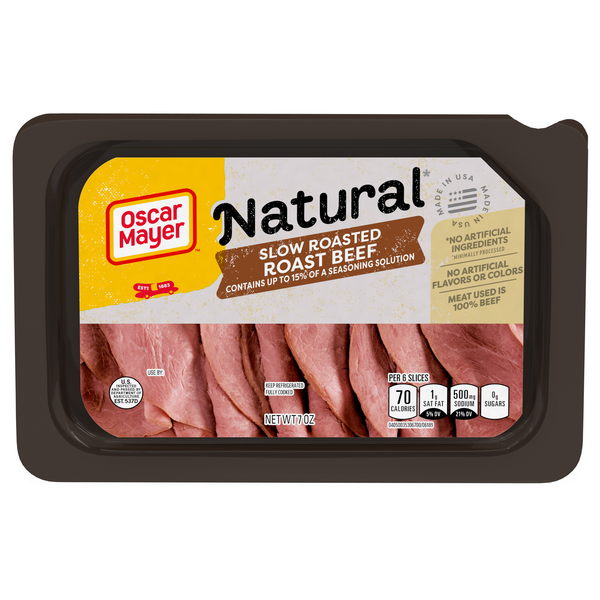 Save on Oscar Mayer Natural Slow Roasted Roast Beef Sliced Order Online