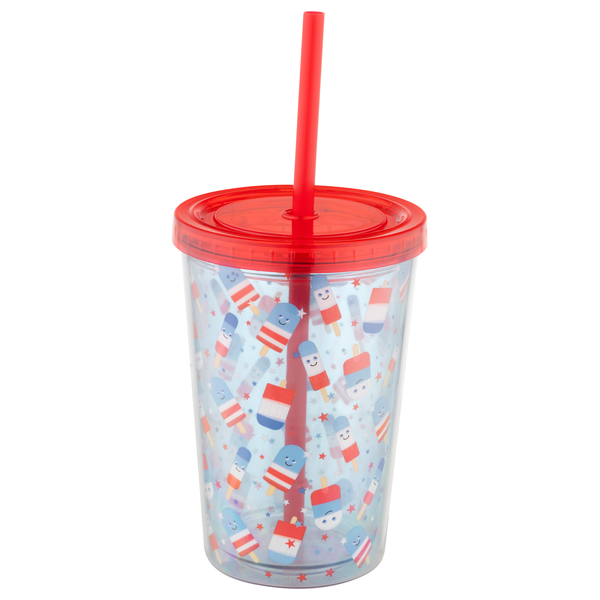 Smart Living Summer Straw Tumbler Ice Pops