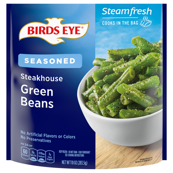 Birds Eye Steamfresh Seasoned Steakhouse Green Beans Frozen