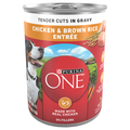 Purina ONE Tender Cuts in Gravy Chicken & Brown Rice Adult Wet Dog Food
