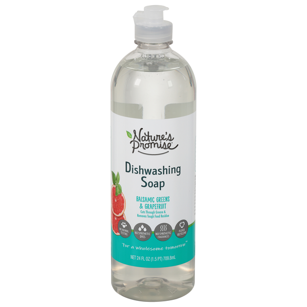 Nature's Promise Powerful Liquid Dish Soap Balsamic & Grapefruit