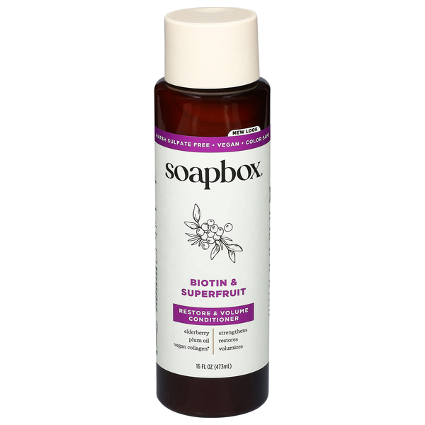 Soapbox Strengthening Conditioner Biotin & Superfruit Blend
