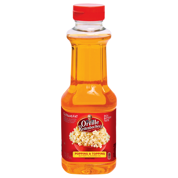 Orville Redenbacher's Buttery Flavor Popping & Topping Popcorn Oil