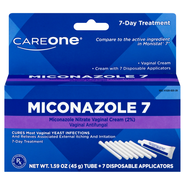 Save on CareOne Miconazole 7 Vaginal Antifungal 7 Day Treatment Order